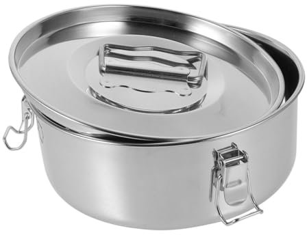 Milisten Flanera Inoxidable Con Tapa Molde Para Hornear Flan Herramienta Flanera Sartén Para Ollas Presión Bandeja Para Hornear Flan