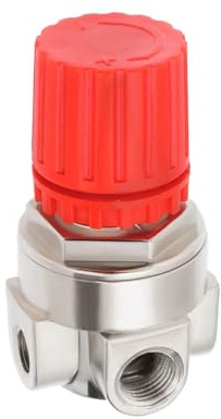 Be In Your Mind 1/4 Regolatore Di Pressione Del Compressore 4 Fori Riduttore Di Pressione AB-9051116 Compatibile Con Stanley Bostitch Compatibile Con Husky, tre Fori Grandi E Un Foro Piccolo
