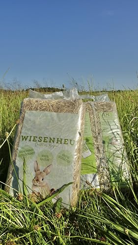 Wiesenheu für Kleintiere, 100% Natur, 1 kg, 5er Pack