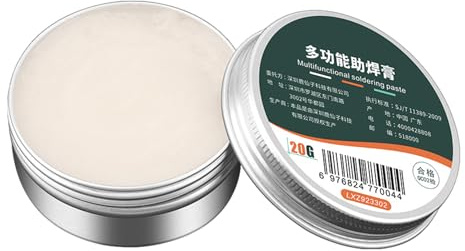 Pâte à souder au fer – Pâte à souder en métal, 20 g de feuilles de nickel, pâte à souder pour acier inoxydable, pâte à souder multifonctionnelle pour soudure de composants électroniques