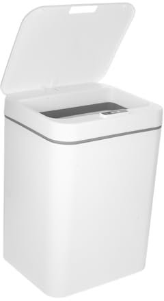 Cabilock Cubo De Basura Inteligente Recargable Con Sensor Automático Sin Ruido Para Hogar Tapa Hermética y Carga Usb Rápida Para Cocina Oficina y Baño
