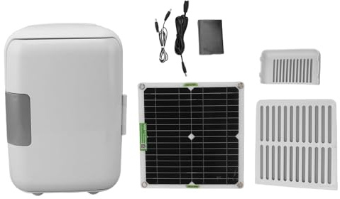 Solar Powered Small Fridge Energy Efficient Solar Refrigerator With Battery Box Upgrades For Outdoor Activities