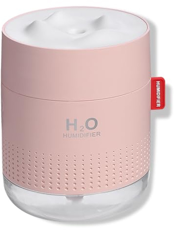 Zambuph Mini humidificador, rociador USB de 450ml, luz nocturna, aceite esencial silencioso, atomizador de aire, habitación bebé, dormitorio, oficina, viaje en casa