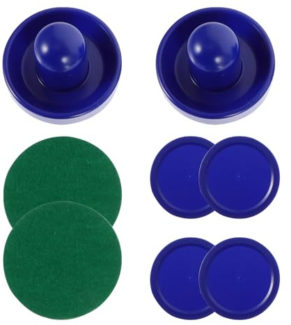 ORFOFE Set di 1 Kit Battitori per Air Hockey da Tavolo in Plastica Blu, Ricambi per Accessori Hockey, per Casa e Sala Giochi per Ragazzo Ragazza
