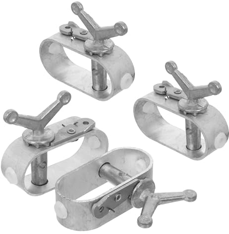 BESPORTBLE Lot de 4 Tendeurs de Câble en Acier Robuste 72 X 65 X 25 CM pour Serrage et Jardin Outil Polyvalent de Serrage pour Fil de Tension et Couverture de Piscine Usage Agricole et