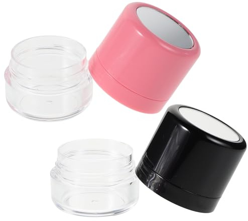 HAMPPLIES Botella Aplicadora Recargable 2 Piezas para Champú Seco y Polvos Sueltos, Contenedor Compacto con Esponja, Envase Vacío para Viaje y Control de Grasa en Línea del Cabello