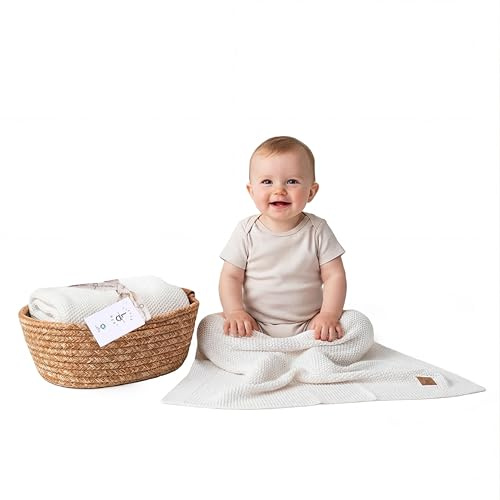 Little Dedi Aleyna Babydecke 80x100 cm Off White