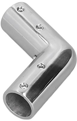 Cocoarm Tubo de Montaje de Pasamanos para Barco Marino de 7/8 Pulgadas, Codo de 110 Grados, Accesorios de Hardware de Acero Inoxidable 316 para una Fácil Instalación