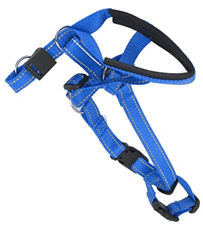 Yinhing Hundgrimma Huvudhalsband Hundgrimma D Hundmunkorgshalsband Andas Nylon Hundmunskydd för Små/medelstora Hundar Bitande Hund Utomhusbruk Orange Storlek L (XL)