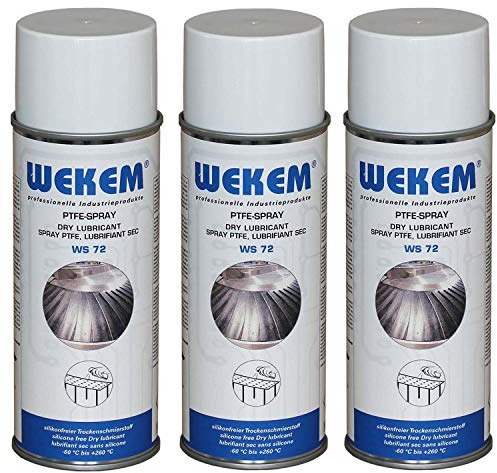 Wekem 3er Sparpack 400ml PTFE-Spray WS72