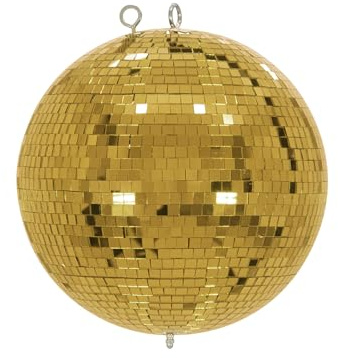 Eurolite Spiegelkugel 30cm Gold 10mm Spiegel