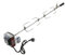 WilTec Broche BBQ 110cm 230V Acier Fin 4X Fourches à Viande Masselotte Équilibre Grillade Tournebroche Rôtisserie Barbecue Accessoire Cuisine Légumes