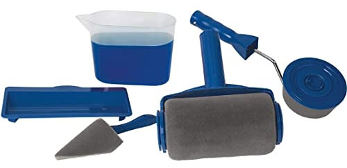 Paint Runner Pro Malerrolle – Farbroller mit Tank für tropffreies Streichen – Fertig in Rekordzeit – Farbroller Set mit Kantenroller & Eckenstreiche