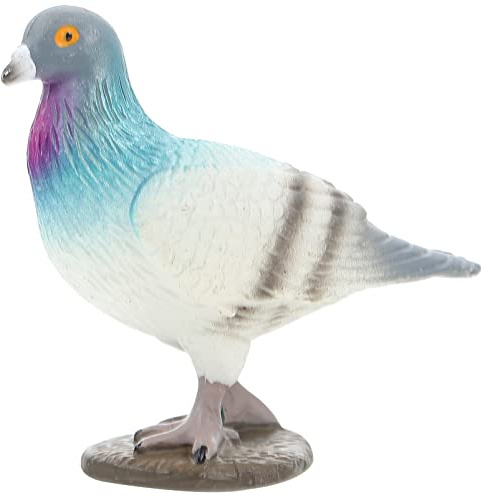 NUOBESTY Taube Figur Garten Deko Realistische Kunststoff Taubenfigur Für Balkon Terrasse Und Außenbereich
