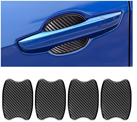 JNNJ Selbstklebende Folie für Autotürgriffe, kratzfest, Schutzfolie für die meisten Fahrzeuge, 7,5 x 10 cm, 4 Stück