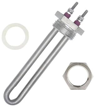 Heating Element DN25 Stainless Steel Immersion Heating Element With 1BSP Thread 32mm Water Heater Element 220V 500W/800W/1000W (Color : Heater nut, Size : 220V_500W)