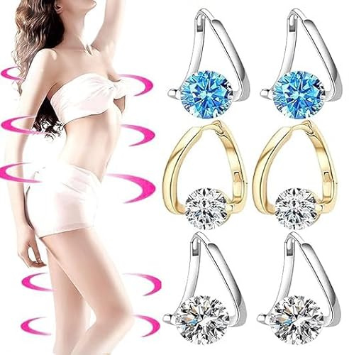 Endyniner Honorable Joy Lymphatic Earrings, Lymphvity Earrings, Magnet Therapy Earrings, Magnetic Earrings For Women And Men (3 Pairs)