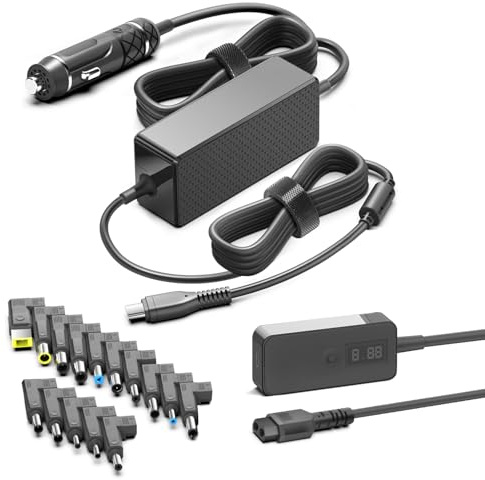 TAIFU Universal Laptop Car Charger PD 100W 96W 90W 65W Travel DC Adapter for Macbook Pro/Air Surface Dell HP Lenovo Asus LG Samsung Acer MSI Chromebook Tablet Phone JBL Bose Sony Marshall Polk Speaker