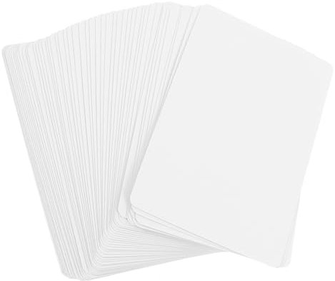 PHENOFICE Blanko Spielkarten DIY-Spielkarten Für Hause Kreative Papier Zweiseitig Verdicktes Papiermaterial Langlebig Und Verschleißfest