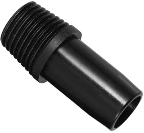 KICHOUSE Threaded Broom Handle Adapter Screw Connector Black German Style, Extension Pole Attachment for Mop and Broom Handles, Compatible Telescoping Cleaning Poles,