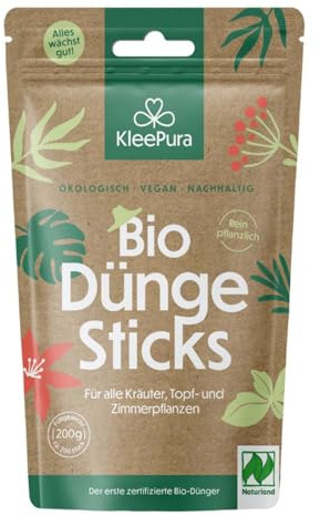 KleePura Lot de 10 bâtonnets fins bio - 50 g