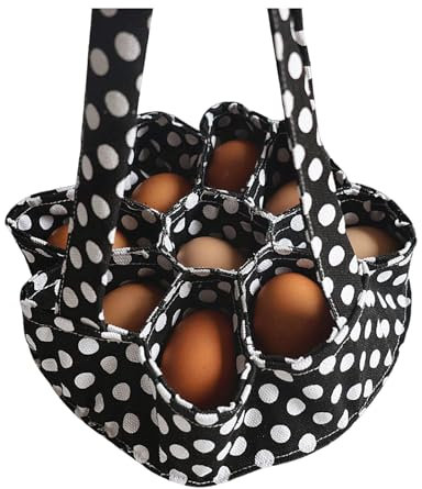 hindraem Eierhaus, Lösung für 12 Eier, Pinguin Taschen, die Pinguin Eier, Hühnereier, stilvolle Pinguin Eierhalter bringen, Schwarzer Punkt