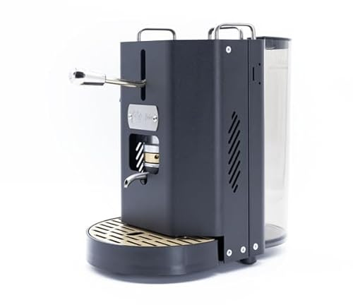 Clio Deluxe OroNero Macchina da Caffè a Cialde ESE 44 mm, 1,2 Litri, Nero e Oro