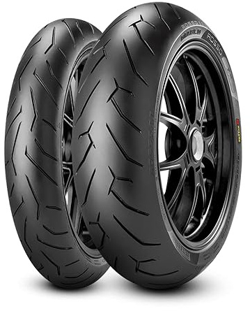Reifen Paar 180/55 ZR 17 mit 120/70 ZR 17 Diablo Rosso II Motorradreifen