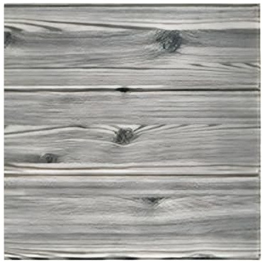 lmoikesz Panneau mural autocollant effet brique blanche, papier peint imperméable en grain de bois pour salon et chambre à coucher, papier peint blanc en mousse, Couleur bois gris