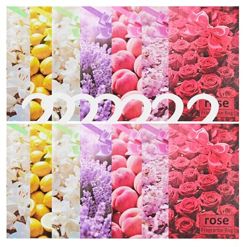 14PCS Duftsäckchen Kleiderschrank Dufterfrischer, Hanging Duft Beutel, Scent Tasche Garderobe Lufterfrischer, Schrankduft Frische, Schrankdeo Geruch Sachet für Closet, Auto, Schuhregal (mischen)