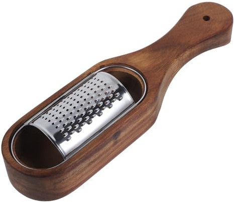 CIYODO Rallador Multifuncional de Queso y Verduras Inoxidable con Mango Ergonómico Fácil de Usar para Cocina Herramienta Resistente para Cortar Patatas y Zanahorias