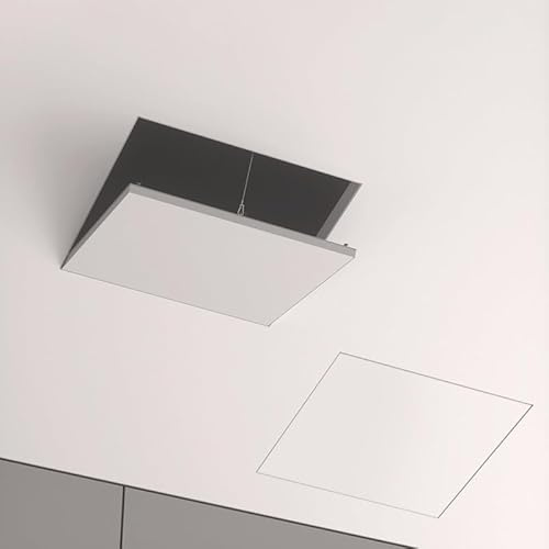 Brandschutz-Trockenbau-Zugangsplatte, versenkte Metalllukenabdeckung für Dachboden und Wand, Sanitär- und Heizungszugangstür (60 x 60 cm) & Concea-Design