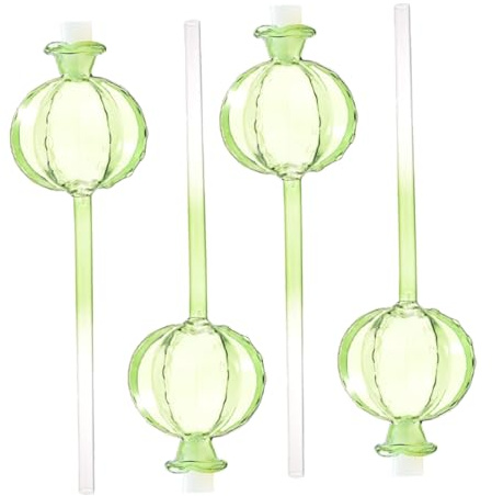 Housoutil Lot de 4 Globes d'Arrosage Automatique en Verre Transparent de Cactus Bulbes d'Arrosage pour Plantes d'Intérieur et d'Extérieur Arrosage sans Effort pour Jardinières et Pots de