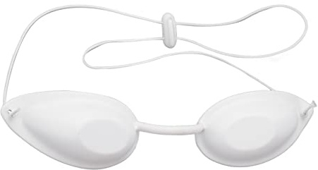 LIYJTK SCHÖNHEITSBRILLE, LASERSICHERHEIT, EINSTELLBARER AUGENSCHUTZ, TPU, SALON, SONNENBAD