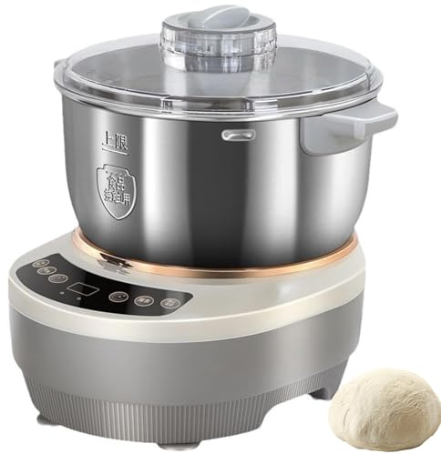 Machine Automatique à Pâte 5L/7L, Pétrin Intelligent avec Fonction de Fermentation et Minuterie, Commande par Écran Tactile, Conception Séparable, Pour Pain, Pizza, Brioches et Pâtisseries 7L