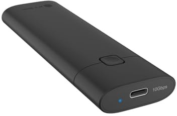 Icy Box Carcasa SSD M.2 NVMe, (USB 3.2 Gen 2 Type-C, 10 Gbit/s), Aluminio, instalación sin Herramientas, para (2230/2242/2260/2280), hasta 2 TB, Spade Case, IB-1806MT-C31