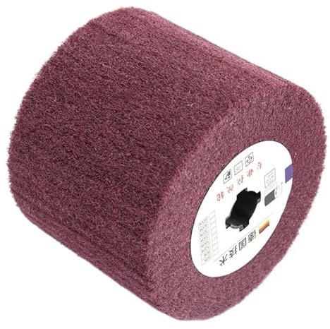 Cepillo de láminas abrasivas nailon no tejido, tambor pulido y bruñido for acero inoxidable(Grit 120)