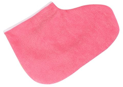 Calzini Paraffina Piedi Rosso, 1 Paio per Trattamento | Copertura per Piedi Paraffina, Uso Home e Salone Professionale, Assorbe Efficacemente e Mantiene Caldo