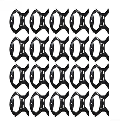 Sawhamale 20 Pack Cable Organizer Set, Cord Winder Reels for Home Office Garage RV, Tangle-Free Wire Management Storage for Audio Video Electrical Cables, Portable Plastic Cable Cl(balck)