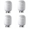 4 Stück Zigbee Smart Heizkörperthermostat Elektronisch - Smart Programmierbares WLAN Erweiterbares Heizkörperthermostatventil - Thermostat heizung Digital - Kompatibel für Google-Home und AIexa