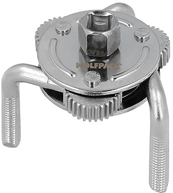 WOLFPACK LINEA PROFESIONAL Chiave filtro olio ragno universale Ø 8 A Ø 13,5 cm. Chiave filtro 3 artigli, chiave filtro universale, chiave filtro auto/moto