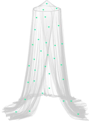 UTEFIF Moskitonetze Bett, moskitonetz doppelbett, Hängendes Moskitonetz für Kinderbett, Fliegennetz Moskitonetze für Reise und zu Hause Indoor Outdoor(Weiß)