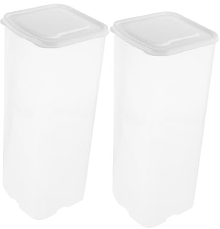 TOPBATHY 2pcs Bread Storage Box Airtight Bread Containers Lids Bread Keeper for Sandwich Fresh-keeping for Loaf Bread Plastic Bread Bin Modern Design