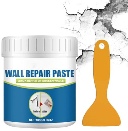 Reparaturset für Wandreparaturen, Reparaturset für Stuckwände - Spackle Tool Reparaturset für Gipskartonplatten Füllstoff für Löcher in der Wand | Spachtelmasse für Wände, Putz von