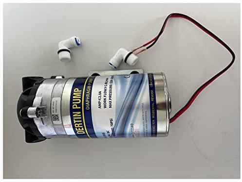 Filtros de Agua para Grifo, Piezas de filtro de agua, bomba de refuerzo de filtración de agua con conector de 2 uds for máquina de ósmosis inversa purificadora de agua 400 GPD 600GPD, para uso domést