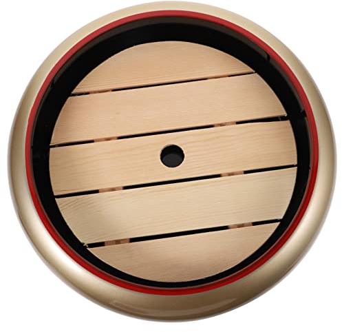 Cabilock Sashimi Plate and Sushi Serving Dish Set with Wooden Water Separator, Small Size Japanese-Style Cold Food Dish for Home Dining and Sushi Presentation