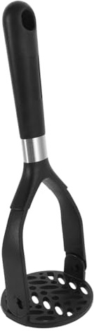 SAFIGLE Presse-purée Facile à Nettoyer en Nylon avec Poignée Ergonomique Noire Pliable et Purée de Pommes de Terre Fruits Aliments pour Bébé à Usage Domestique en Déplacement
