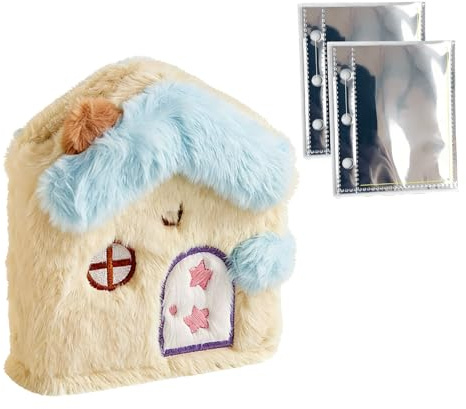 XJLyaya Album Fotografico Bambino, Morbido Libro Illustrato, Album Fotografico Personalizzato, Può Contenere 80 foto da 3,9 Pollici, per Neonati e Bambini Dalla Nascita in poi