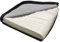 Mobiclinic, Cuscino antidecubito, In memory foam ad alta densità, Rivestimento impermeabile, Per sedia a rotelle, Poltrona, Viscoelastico, 60 kg/m3, Nero