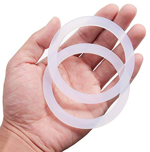 LitOrange 8 PCS Replacement Spare Food Grade Silicone (Better Than Rubber) Gasket Seal Ring For Aluminium Stovetop Coffee Maker Pots Moka Express Dama Espresso Bialetti 9 Cups.